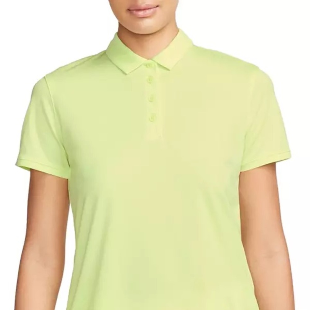 NWT New Nike Women's Medium M Golf Dri-Fit Polo Short Sleeve Lightweight Top
